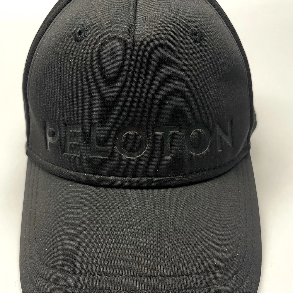 Peloton Cap Hat Black Adjustable Athletic Logo